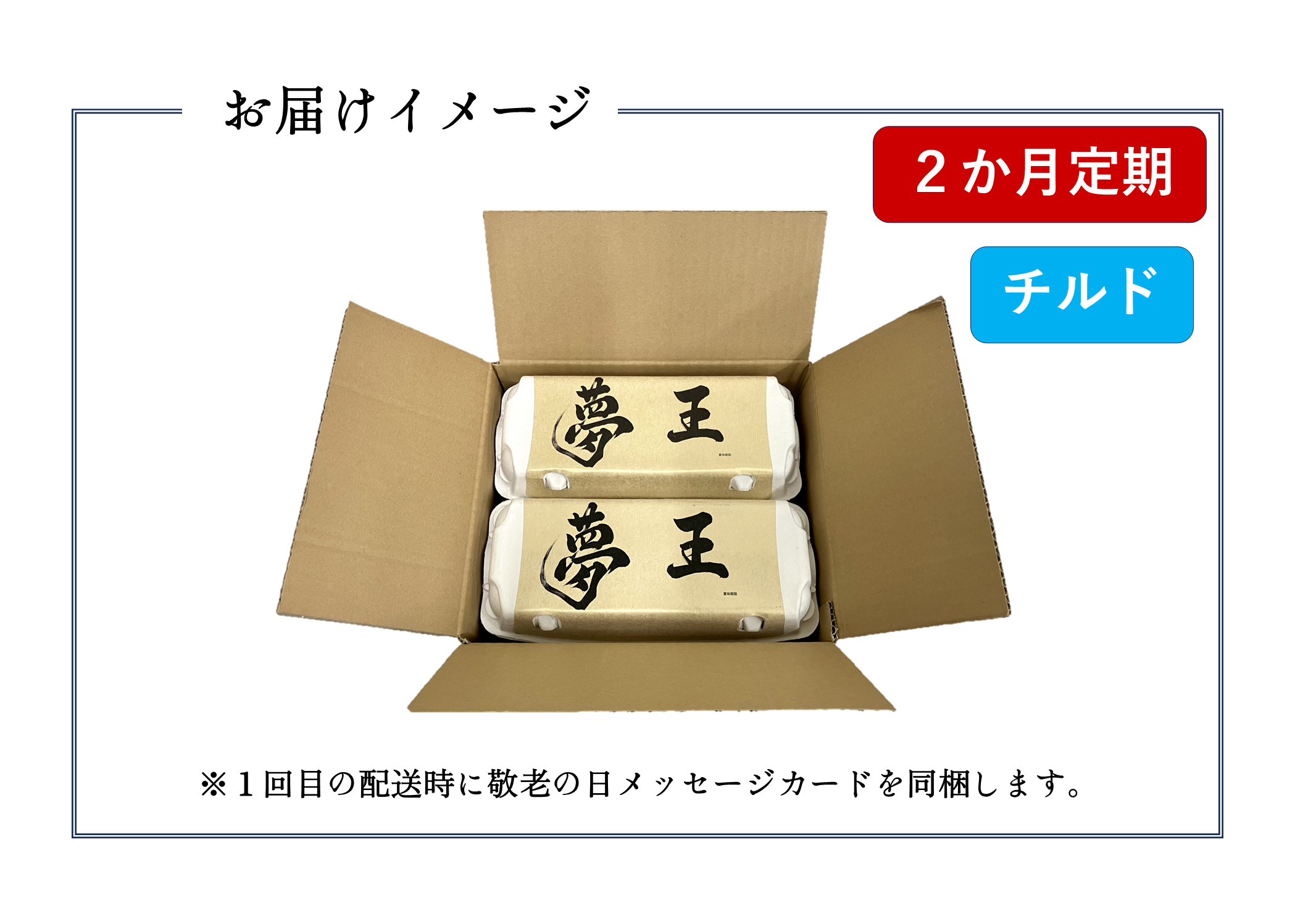 【敬老の日限定】「夢王」2ヶ月連続お届けギフト(全2回・自動解約/クレカ決済専用)