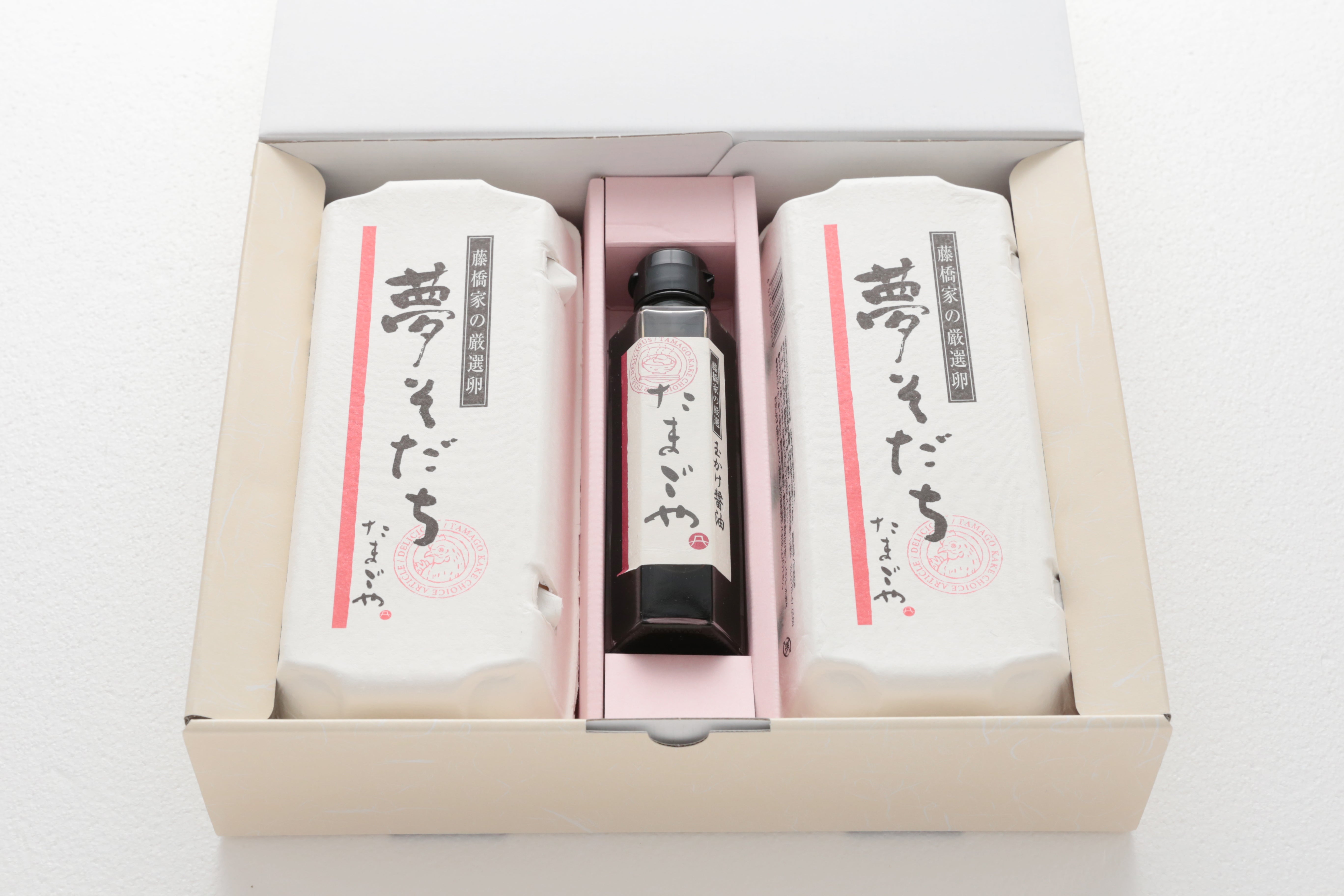 A5夢そだちたまごと醤油セット(送料別)